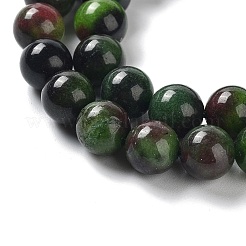 Gefärbte natürliche malaysia jade perlen stränge&nbsp;G-G021-02B-06