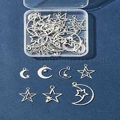 35 pz 7 stili pendenti in lega di stile tibetano&nbsp;FIND-FS0002-88