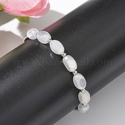 304 Edelstahlperlen-Stretcharmbänder für Damen&nbsp;LS-BJEW-M054-01P-01