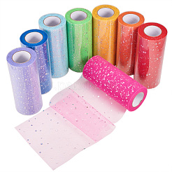 Rubans de maille déco à paillettes scintillantes&nbsp;OCOR-BC0008-35