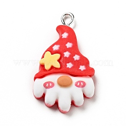 Pendentifs de noël en résine opaque&nbsp;X-RESI-G043-B06