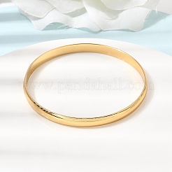 Braccialetti semplici in acciaio inossidabile 304 per donne e uomini&nbsp;BJEW-Z167-01G-03