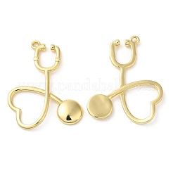 Pendentifs en laiton de placage de rack écologiques&nbsp;KK-A184-01G