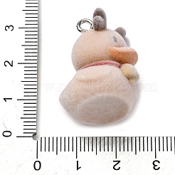 Flockige Harzanhänger&nbsp;FIND-S001-14G