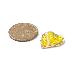Seme giapponese e pendente con perline di vetro&nbsp;PALLOY-TA00017-04