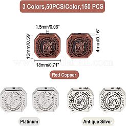 150pcs 3 perles en plastique de style ccb&nbsp;CCB-FH0001-06