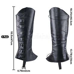 Couvre-bottes en simili cuir&nbsp;AJEW-WH0258-941A