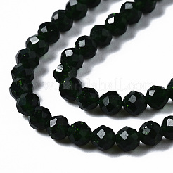 Sintetici verde perline Goldstone fili&nbsp;G-N328-44
