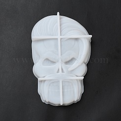Stampi in silicone per statue con decorazioni per display con teschio allegro&nbsp;DIY-L071-08D