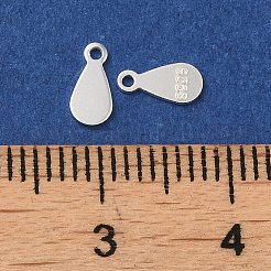925 Tropfen Kettenverlängerung aus Sterlingsilber&nbsp;STER-G040-01A