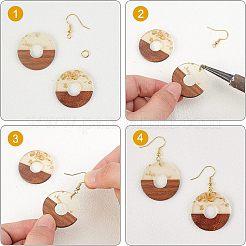Kits de fabrication de boucles d'oreilles bricolage&nbsp;DIY-OC0005-31