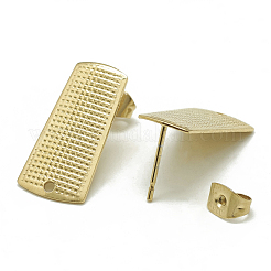 Boucles d'oreilles à tige en acier inoxydable 304&nbsp;X-STAS-Q225-05G