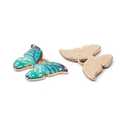 10pcs pendentifs en alliage imprimé 5 couleurs&nbsp;ENAM-YW0003-19