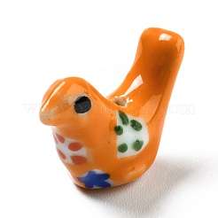 Perline porcellana stampato fatto a mano&nbsp;PORC-F005-04G