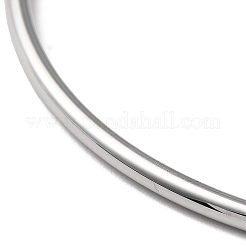 Anlaufgeschützter schlichter Armreif aus 304 Edelstahl für Damen&nbsp;BJEW-F461-01B-P
