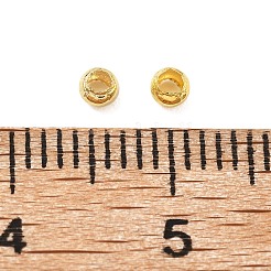 Perles à écraser en laiton &nbsp;KK-S509-01G-04
