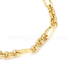 Charm-Armbänder aus Edelstahl und natürlichem grünem Aventurin&nbsp;BJEW-JB12429