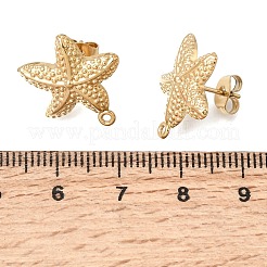 Boucles d'oreilles à tige en acier inoxydable 304&nbsp;X-STAS-D391-03C-G