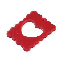 Opake Acryl Anhänger&nbsp;FIND-K017-12B