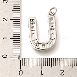 Messing micro pave klare zirkonia anhänger&nbsp;KK-G521-01P-U