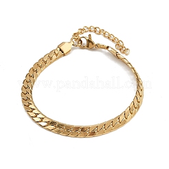Panzerkettenarmbänder aus 304 Edelstahl für Damen&nbsp;BJEW-Z143-15G