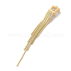 Pendenti grandi in ottone con catena a forma di serpente&nbsp;KK-B079-01G