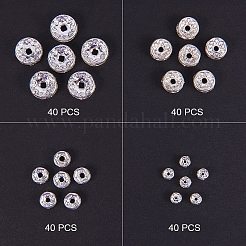 Perline distanziatori strass in ottone&nbsp;RB-PH0007-01B