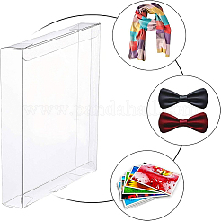 Boîte de cadeau de bonbons en pvc transparent rectangle&nbsp;CON-BC0006-23