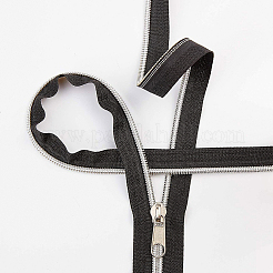 Reißverschluss mit geschlossenem Ende aus Nylon und Reißverschluss aus Zinklegierung&nbsp;DIY-BC0011-65