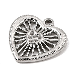 Colgante de acero inoxidable 304 con engastes de rhinestone&nbsp;SA-CBA0563-34P