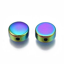 Gestellbeschichtung Regenbogenfarben 304 Edelstahlperlen&nbsp;STAS-S119-082