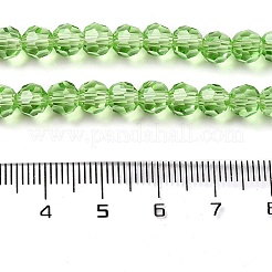 Perles en verre transparentes&nbsp;EGLA-A035-T6mm-D09