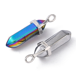 3 Stück 3 Farben facettierte Kugelglas-Anhänger&nbsp;KK-FS0001-09