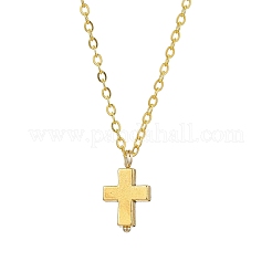 Colliers pendentifs en alliage de croix&nbsp;NJEW-JN05187-01