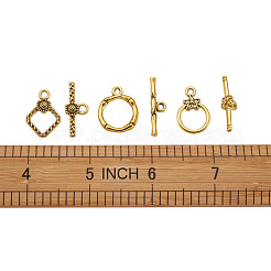 Chiusure toggle di sitle tibetano&nbsp;TIBE-TA0001-20AG