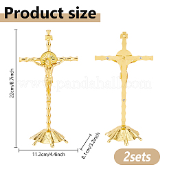 Decorazione del display in lega&nbsp;DJEW-WH0015-208
