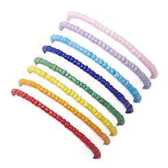 8 Stück 8 Farben Harz Böse Augen & Glass Saatperlen Perlen Stretch Armband Sets&nbsp;BJEW-JB10527