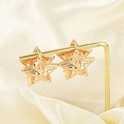 Orecchini a cerchio in ottone per le donne&nbsp;LS-EJEW-U041-08G