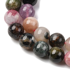 Fili di perle di tormalina multicolore naturale&nbsp;G-K402-A01-8mm