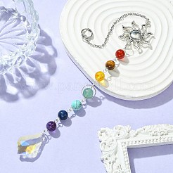 Colgantes de acero inoxidable 304 de estilo tibetano.&nbsp;HJEW-TA00143
