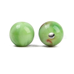 Perline di pietre preziose imitazione acriliche opache&nbsp;OACR-G064-15B-02