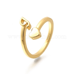 Bagues de manchette en laiton pour femmes&nbsp;RJEW-U044-J