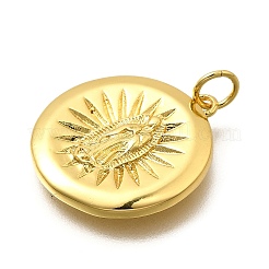Pendentifs en laiton de la Vierge Marie&nbsp;KK-S508-27G-03