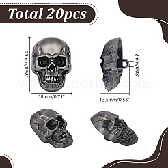 20 Stück Legierungsknöpfe&nbsp;BUTT-AR0001-39AS