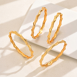 4 set di braccialetti in lega di zinco con onde eleganti per le donne&nbsp;HJ1399-2