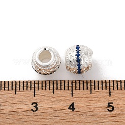 Perline zirconi micro pave  in ottone&nbsp;KK-C071-07S-01