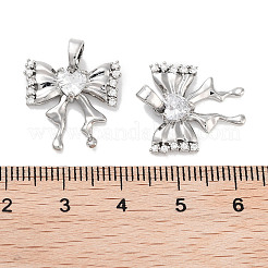 Ottone micro spianare pendenti zirconi&nbsp;KK-C051-43P