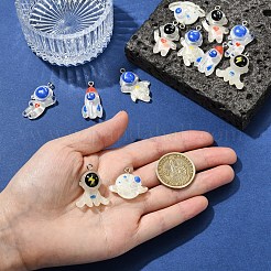 6pcs 6 styles de pendentifs en résine&nbsp;RESI-YW0005-67