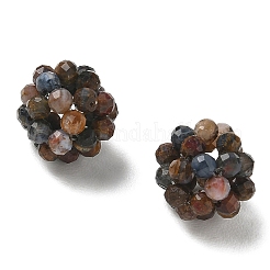 Cuentas tejidas de pietersita natural&nbsp;GG-CBA2E9C-H01-01