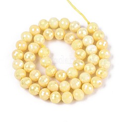 Fili di perle di vetro galvanizzate anti-ossidazione&nbsp;LS-GLAA-N056-8mm-05